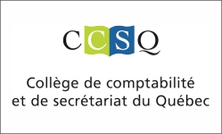 魁北克Comptabilite Et de秘书处学院(CCSQ) -路易斯塔里夫的标志