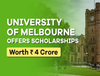 Last Date to Apply for the University of Melbourne scholarships Worth ₹ 4 Crore is January 15, 2024.