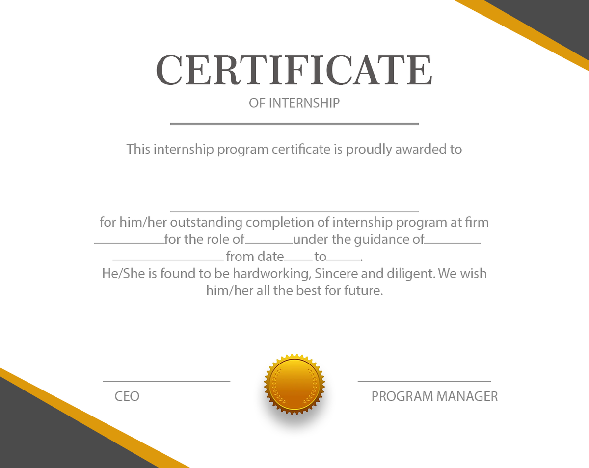 Internship Certificate: Meaning, Format, Uses and Samples