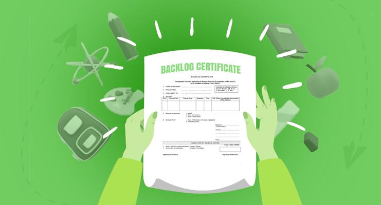 Backlog Certificate: Application for Backlog, Format, and Sample