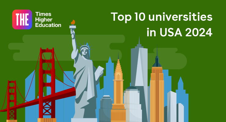 Top 10 universities in USA 2024 by Times Higher Education (THE) World University Rankings